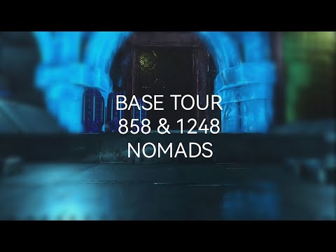NOMADS SURVIVED THE ARK - CINEMATIC BASE TOUR 858 & 1248 🔱❄️