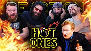 Hot Ones - Conan O'Brien REACTION!!