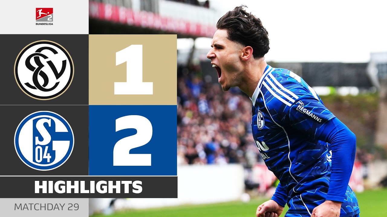 Ten-Man Schalke Win! | SV ELVERSBERG - SCHALKE 04 | Highlights | Matchday 29 - Bundesliga 2 2025/26