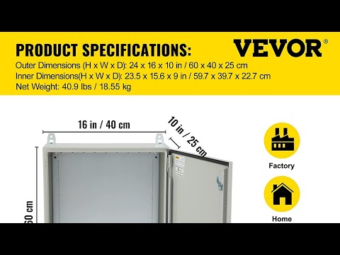 VEVOR electrical enclosure assembly and review