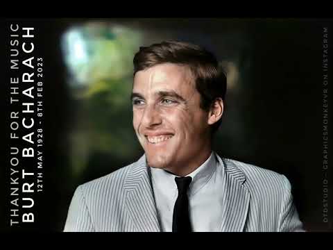 Burt Bacharach RIP. Photo Restoration