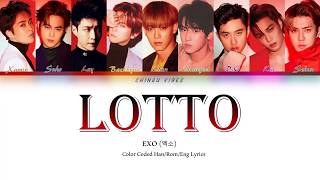 Exo  - Lotto (Color Coded Lyrics - Han/Rom/Eng)