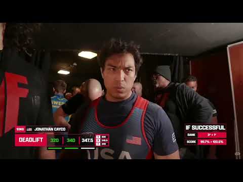 JONATHAN CAYCO • NEW BENCH PRESS WORLD RECORD • 2nd place Sheffield 2024 Powerlifting