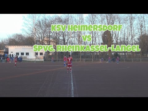 KSV Heimersdorf vs SpVg. Rheinkassel-Langel | Pass Schuss Tor