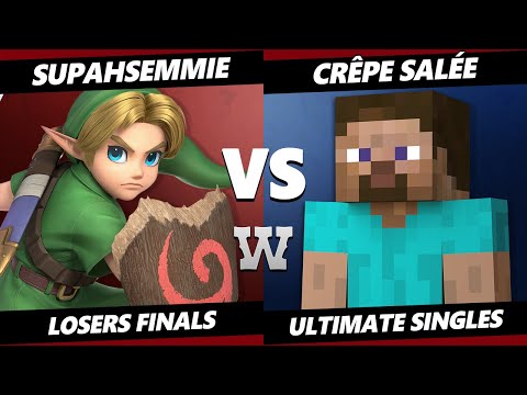 WANTED May Losers Finals - Supahsemmie (Young Link) Vs. crêpe salée (Steve) Smash Ultimate - SSBU