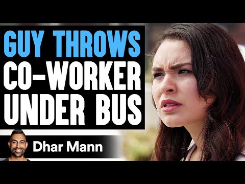 GUY THROWS His CO-WORKER Under The Bus, He Instantly Regrets It | Dhar Mann Studios