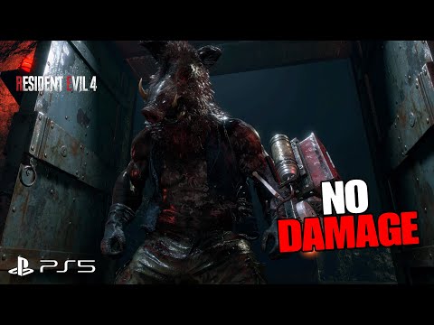 Resident Evil 4 Remake - AGGRESSIVE & BRUTAL GAMEPLAY PS5 [NO DAMAGE]