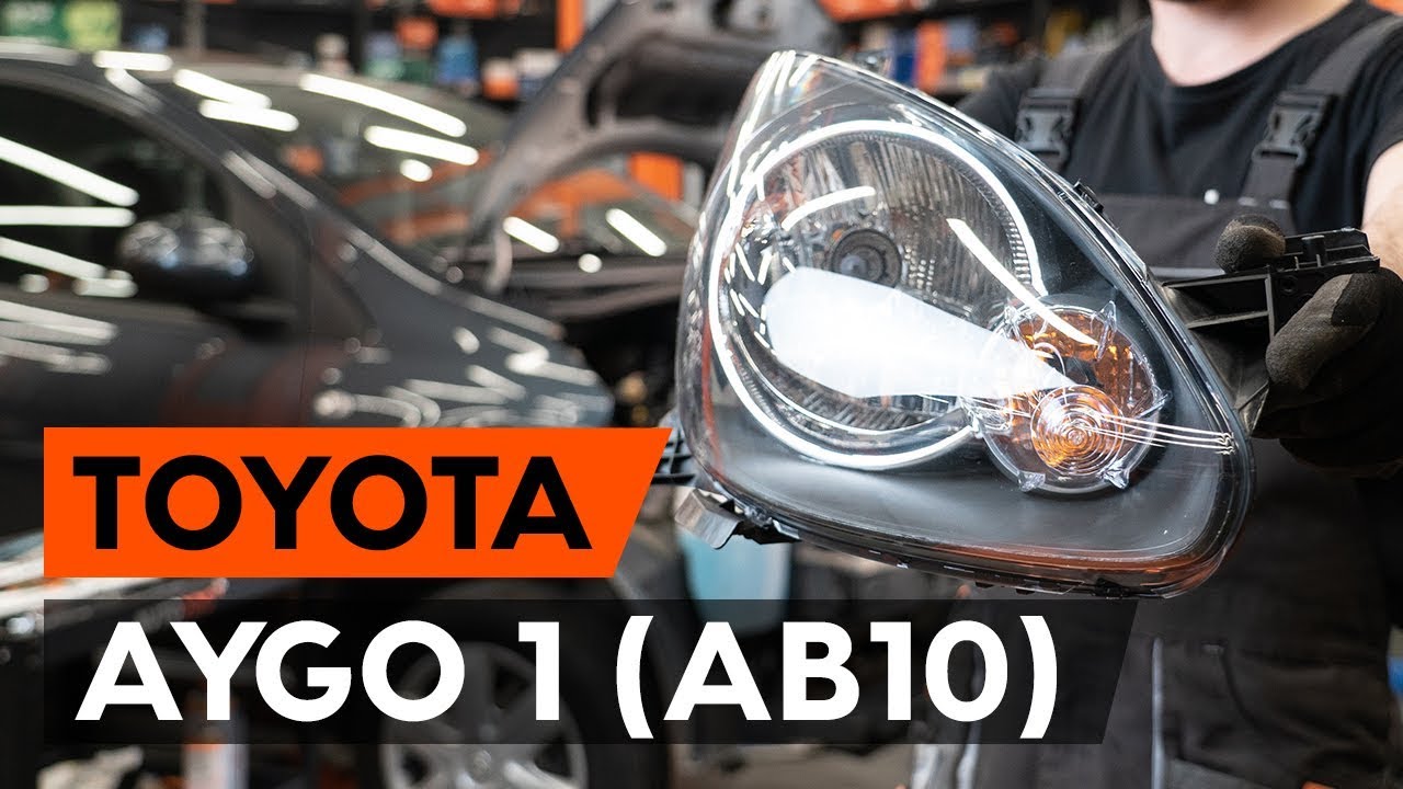 Ako vymeniť svetlomety na Toyota Aygo AB1 – návod na výmenu