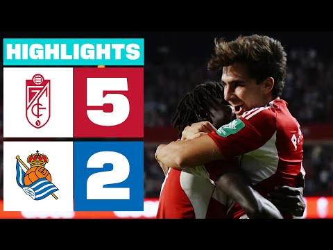 GRANADA CF 5 - 2 REAL SOCIEDAD B | RESUMEN LALIGA HYPERMOTION