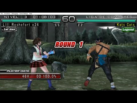10_3 Asuka Kazama vs Law PPSSPP v1.0 - TEKKEN DARK RESURRECTION  ( Uchiha x24 )