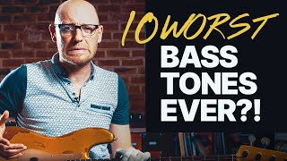 10 Worst Bass Tones in Super Famous Songs (as vote