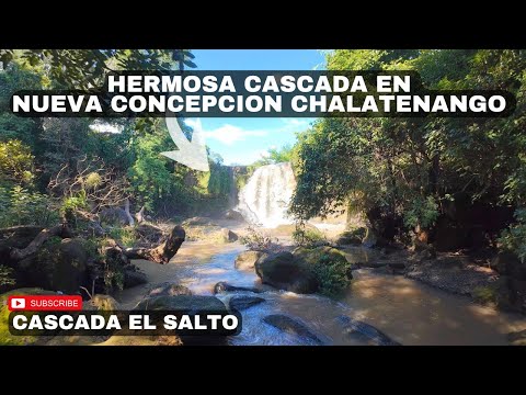 Impresionante CASCADA EL SALTO DE NUEVA CONCEPCIÓN CHALATENANGO EL SALVADOR 🇸🇻 😱