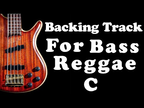 Reggae Backing Track for Bass C Major