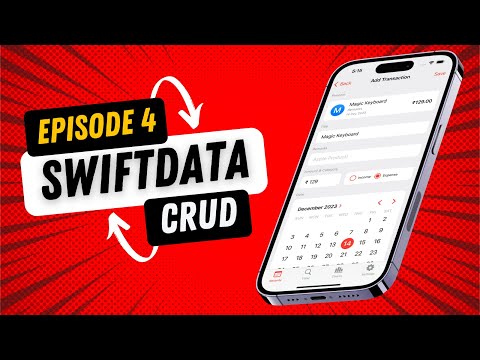 SwiftUI SwiftData CRUD Operations | Expense Tracker App | Widgets | App Lock | Episode - 4