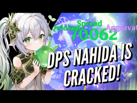 NAHIDA IS BROKEN!! - C0 DPS Nahida Showcase