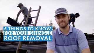 5 Things to Help You Prepare for Your Shingle Roof Removal