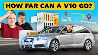 Can A Lamborghini V10 Achieve Over 500 Miles On One Tank?