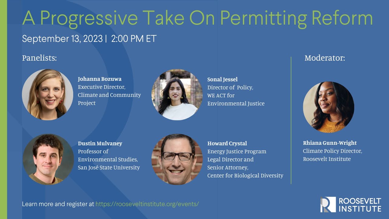 A Progressive Take On Permitting Reform