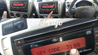 How to Get Radio code for a ford cars figo and more