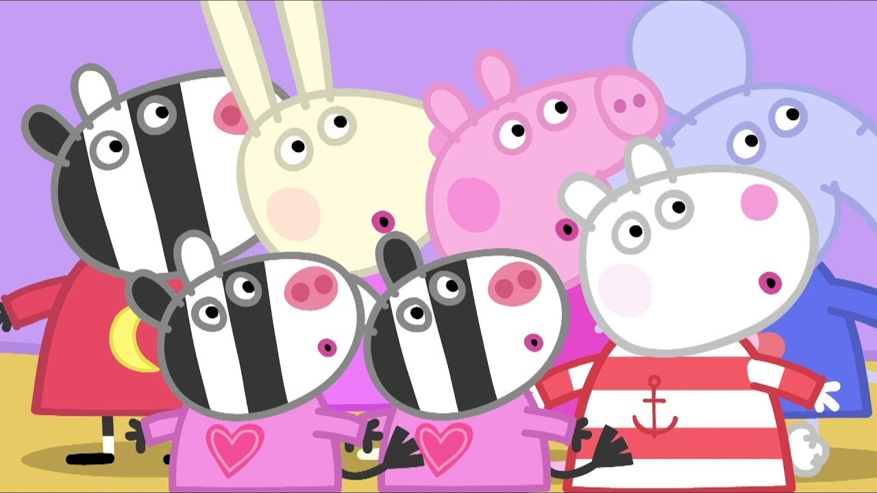 Sleepover 🐷🛏 @PeppaPigOfficial  🦓🛏