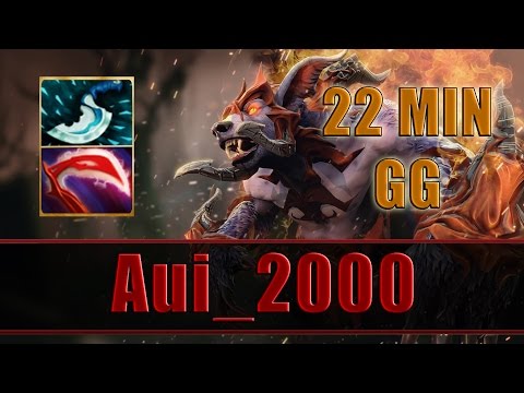 Aui_2000 plays Ursa 22 MIN GG - Dota 2