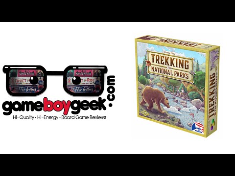 The Game Boy Geek (Dice Tower) Reviews Trekking the National Parks