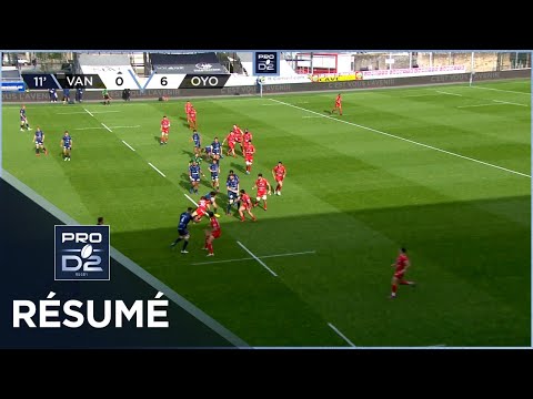 PRO D2 - Résumé RC Vannes-Oyonnax Rugby: 13-26 - J29 - Saison 2020/2021