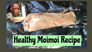 Healthy Moimoi Recipe//adding greens 🥬