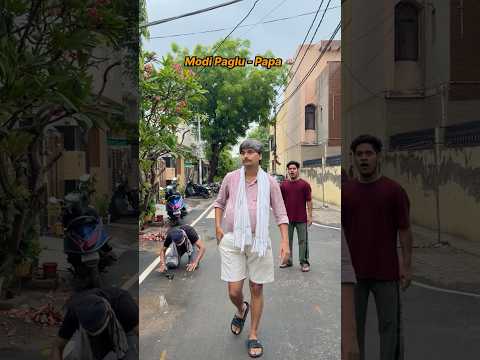 Modi paglu papa 🪷most viral comedy 😂 #shorts #ytshorts