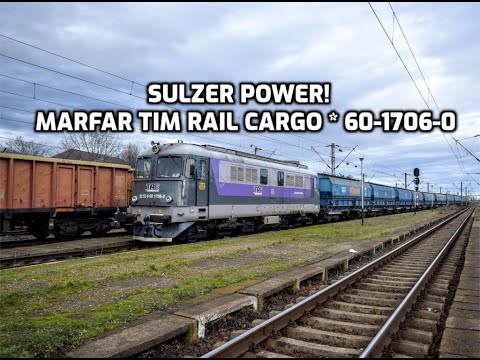 🚄 Sulzer Power for diesel lovers 😍!!! Powerful Accelerating 💨 of a freight train in Timisoara Est
