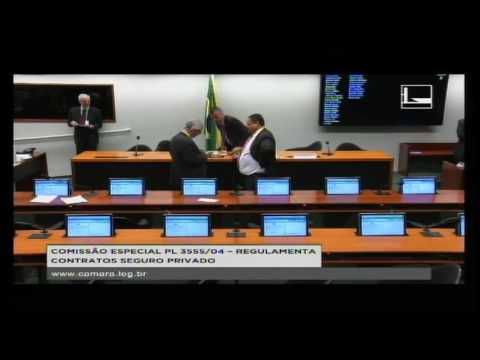 PL 3555/04 - REGULAMENTA CONTRATOS SEGURO PRIVADO - Reunião Deliberativa - 25/10/2016 - 11:04