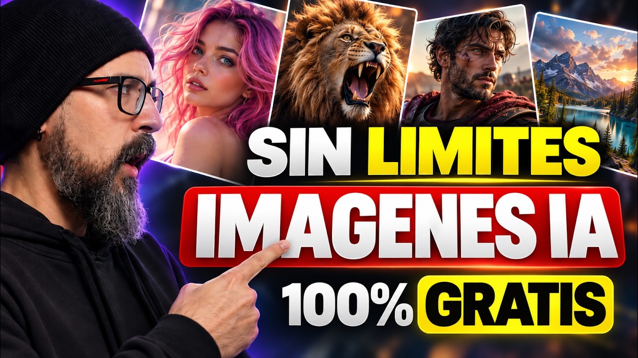CREA IMAGENES con IA 100% GRATIS + ILIMITADAS + PRIVADAS
