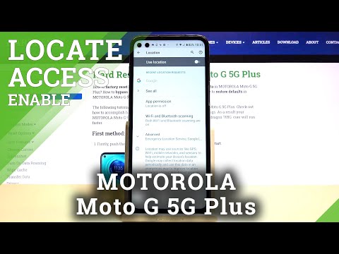 Disable Tracking the Location of Motorola Moto G 5G Plus - How to Turn Off Location