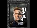 Half Face Text Portrait Effect In Photoshop Photoshop Tutorial Photoshop Editing Edit