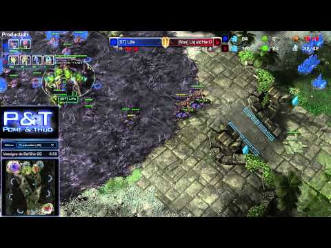 (HD896) HerO vs Life - PvZ - G2 - Heart of the Swarm [FR]