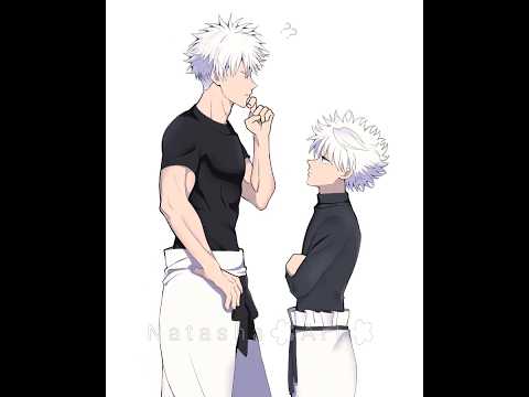 Who do you prefer more gojo or Killua?#jjk #hxh #shorts #animation