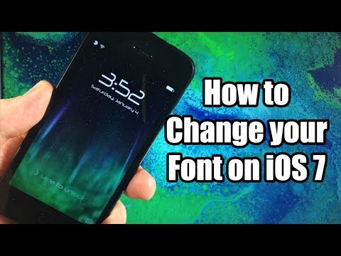 comment installer bytafont ios 7