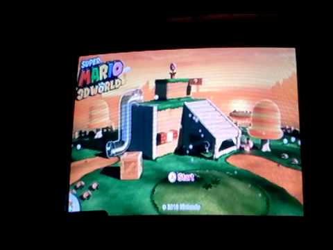 SM3DW-Awesome Title Screen