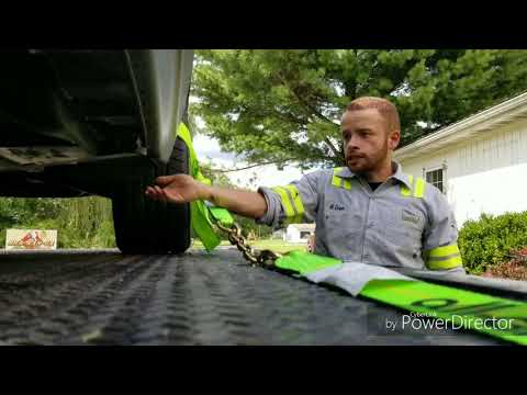 Tow Truck 8 Point tie down and Different tie down methods. Part 1