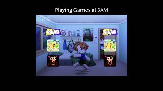 Playing Games at 3AM - ROBLOX ANIMATION