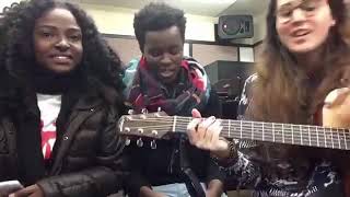 Xenia Manasseh, Maro, &amp; Lisa Odour singing Third Story’s “Searching For a Feeling”.