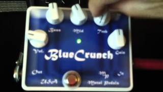 Video thumbnail for Blue Crunch Overdrive pedal Distortion Pedal by MetalPedals