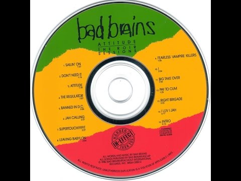 Bad Brains - Attitude  ~The Roir Sessions~   (Full Album)