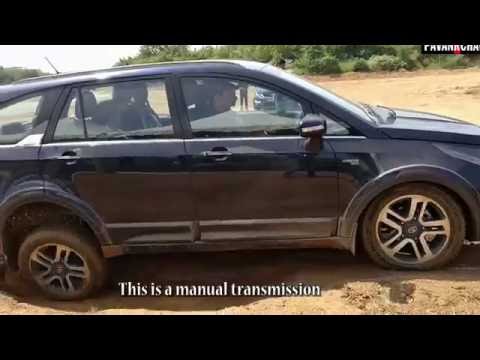 The Tata Hexa MT off-road demo