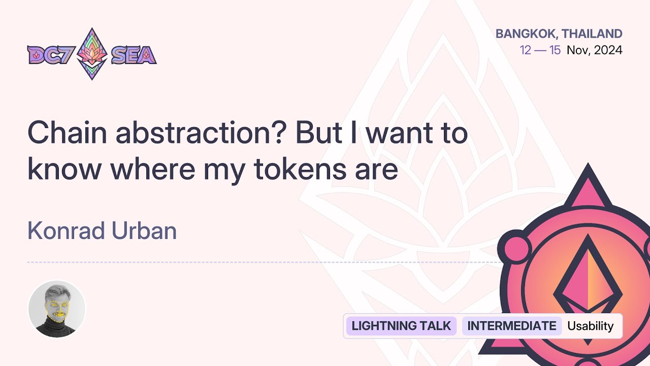 Chain abstraction? But I want to know where my tokens are preview