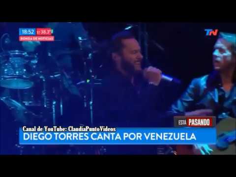 Diego Torres cantará por Venezuela "Live aid"