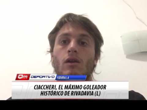 QM DEPORTIVO - EMANUEL CIACCHERI - MÁXIMO GOLEADOR DE RIVADAVIA DE LINCOLN