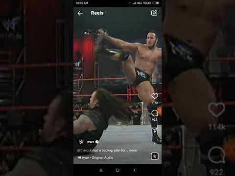 rock vs under taker😱