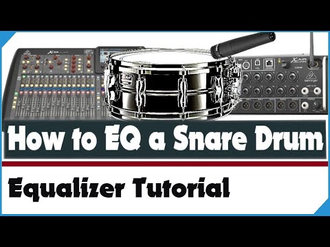 Snare Drum EQ - Mixing Tips - Live Sound & Recording Tutorial