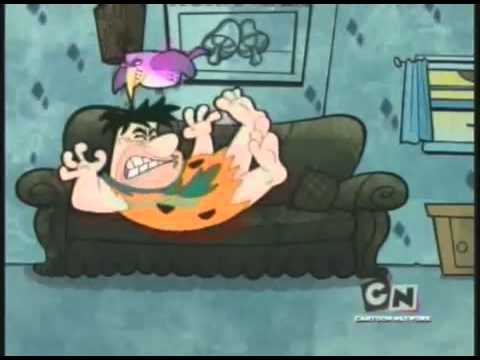 Fred Flintstone Meets Billy's Dad